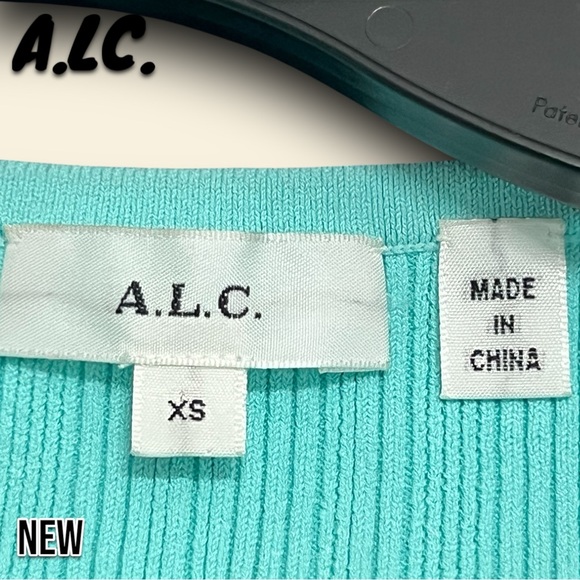 New A.L.C. Hallie II Rib Crop Cardigan - Picture 5 of 5